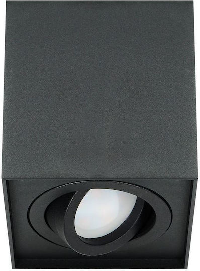 Orno Single Spot with Socket GU10 in Black Color