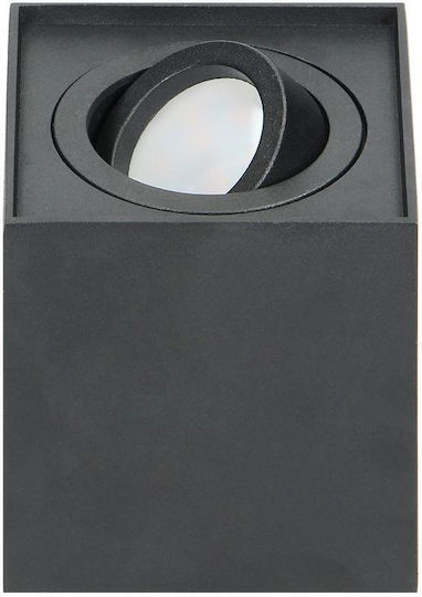 Orno Single Spot with Socket GU10 in Black Color