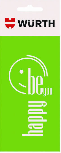 Wurth Αρωματική Καρτέλα Κρεμαστή Αυτοκινήτου Be You Happy