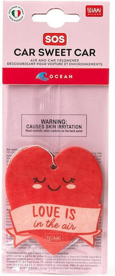Legami Milano Car Air Freshener Tab Pendand Love is in the Air Ocean