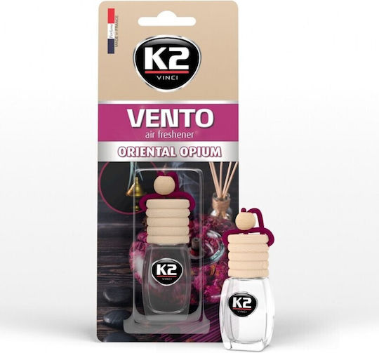 K2 Car Air Freshener Pendand Liquid Vento Oriental Opium 8ml