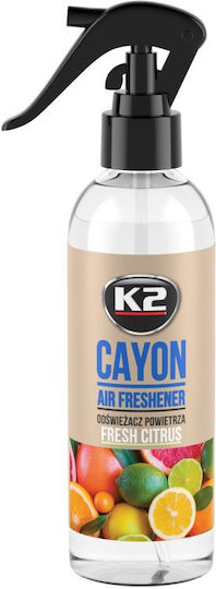 K2 Car Air Freshener Spray Deocar Fresh Citrus 250ml