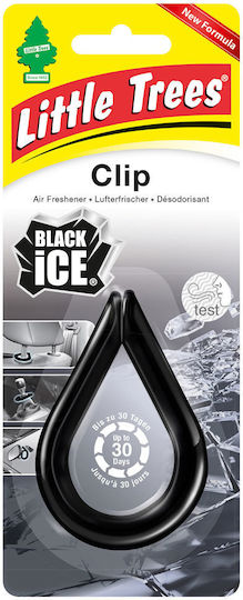 Little Trees Αρωματικό Κρεμαστό Αυτοκινήτου Clip Black Ice