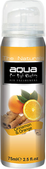 Aqua Αρωματικό Σπρέι Αυτοκινήτου The Naturals Cinnamon & Orange 75ml