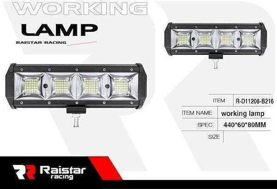 Raistar Faruri Auto în formă de Bară LED 216W 44cm 1buc