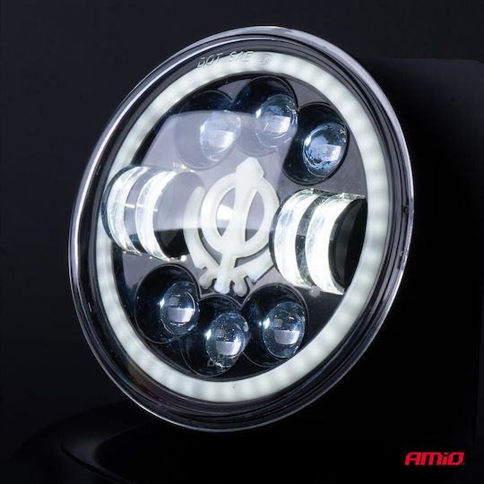 Προβολεας Εργασιας Στρογγυλος Ghost 5.500lm 9>36v 60w 6.000k Φ170x170x65mm 4 Χρησεων Αμιο 1 Τεμ
