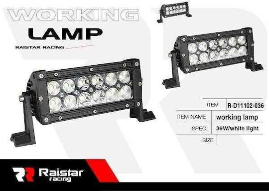 Raistar Scheinwerfer Auto in Balkenform LED 36W 1Stück