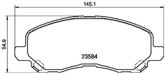 Hella Brake Pad