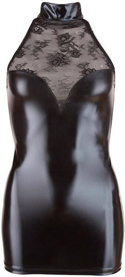 Cottelli Collection Dress Lace Sexy Φόρεμα Μαύρο