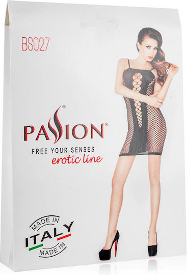 Passion Dress Translucent With Open Sides Black