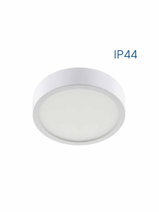 Vivalux Dars Στρογγυλό Εξωτερικό LED Panel 24W με Φυσικό Λευκό Φως 4000K 22.5εκ.