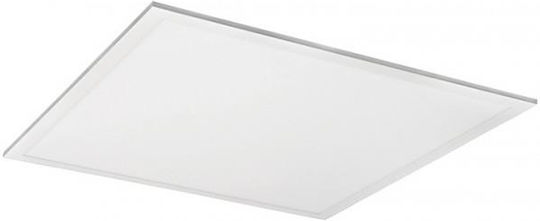 Adeleq Square Recessed LED Panel 42W with Natural White Light 4000K 60x60cm