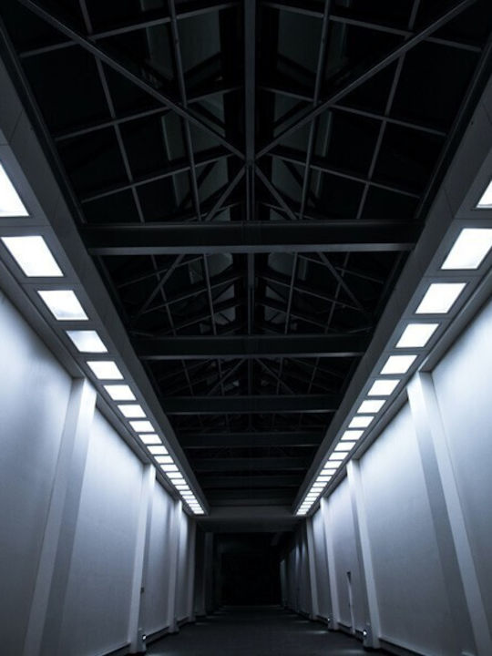Eurolamp Παραλληλόγραμμο Εξωτερικό LED Panel 45W με Φυσικό Λευκό Φως 4000K 120x30εκ.