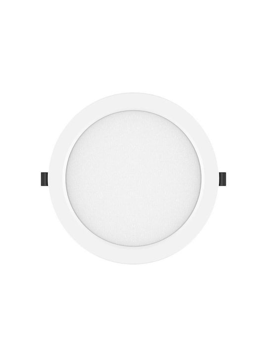 Geyer Rund Vertieft LED Panel 24W mit Kaltweiß Licht 6500K