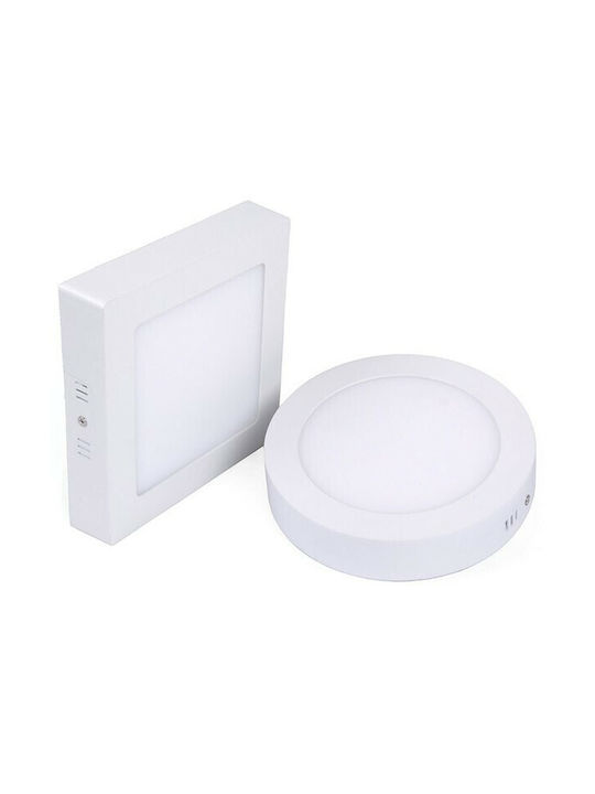 Atman Rund Draußen LED Panel 18W mit Natürliches Weiß Licht 4000K