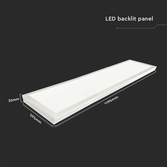 V-TAC Vertieft LED-Panels 40W 120x120cm V-TAC Vertieft LED-Panels 40W 120x120cm