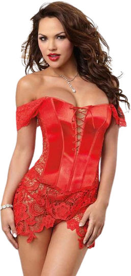 Usine Lingerie Sexy Φόρεμα Κόκκινο