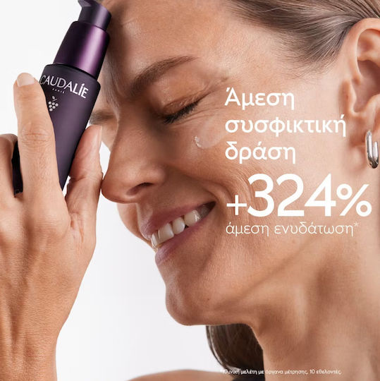 Caudalie Premier Cru Feuchtigkeitsspendend & Anti-Aging Serum Gesicht mit Niacinamid & Hyaluronsäure für Straffung 30ml