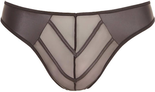 Svenjoyment Underwear Ανδρικό Sexy String Μαύρο