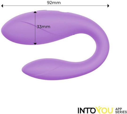 IntoYou Mini Vibrator for Couples with Remote Control 9.2cm Purple
