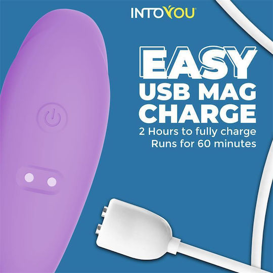 IntoYou Mini Vibrator for Couples with Remote Control 9.2cm Purple