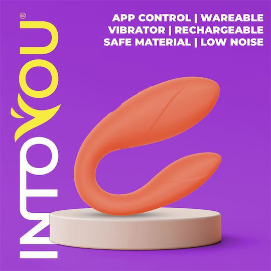 Mini Vibrator für Paare mit Fernbedienung 7cm Orange