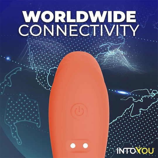 Mini Vibrator für Paare mit Fernbedienung 7cm Orange