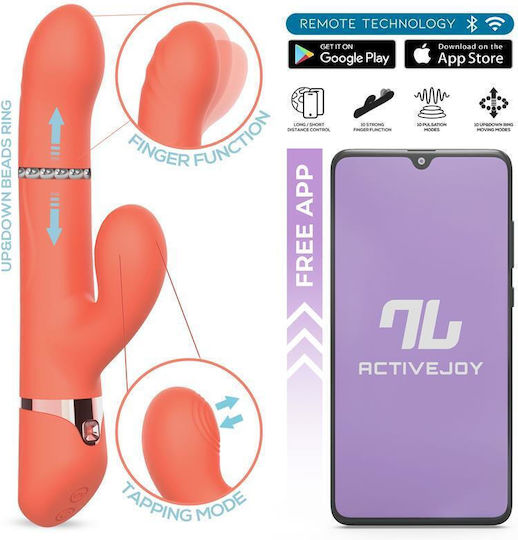 Mindy Vibe Up Down Beads Ring Finger Pulsation App