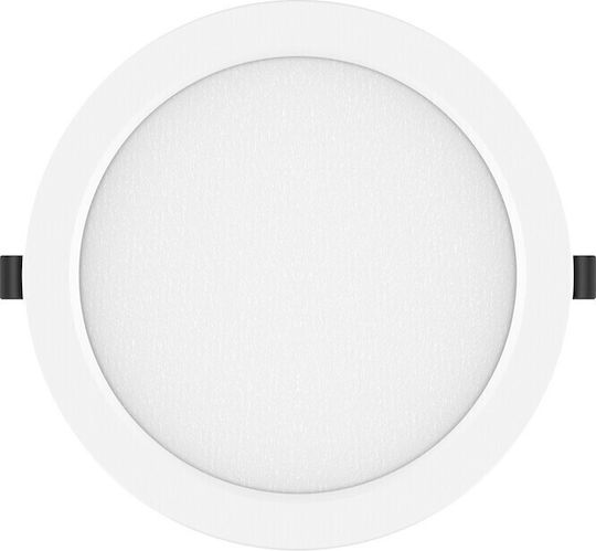 Geyer Rund Vertieft LED Panel 24W mit Warmes Weiß Licht 3000K