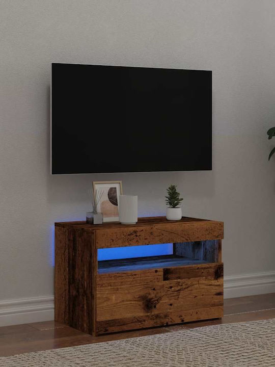 TV-Ständer mit LED-Beleuchtung Braune M60xT35xH40cm