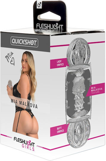 Fleshlight Mini Ρεαλιστικός Δονητής 11cm Διάφανος