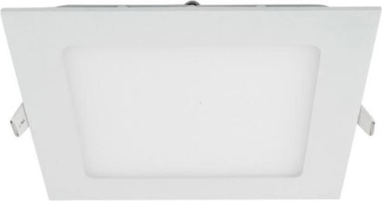 Elmark Квадрат Вграден LED Панел 24W с Топло бяло Светлина 2700К 29.6x29.6см.