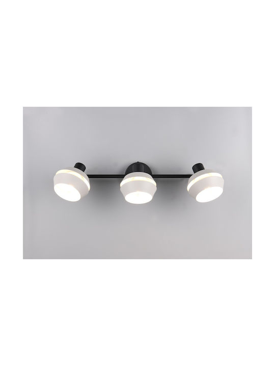 Trio Lighting Τριπλό Σποτ με Ντουί E14 σε Γκρι Χρώμα