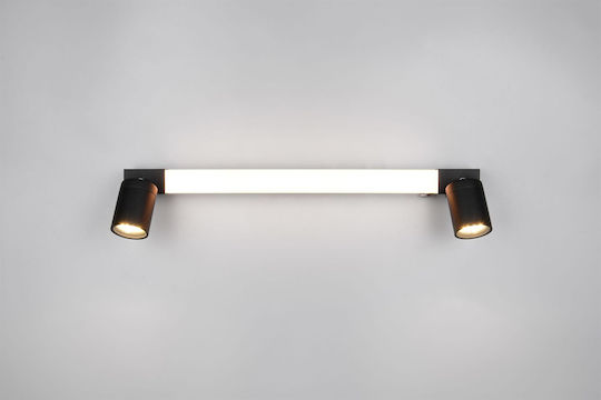 Trio Lighting Doppel Spot mit Fassung GU10 in Schwarz Farbe