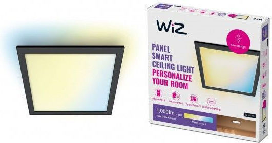 WiZ Lumină Pătrat Panou LED Putere 12W cu Bianco reglabil Lumini 30x30cm.