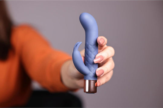 Rabbit Δονητής Σημείου G Σιλικόνης Mini G-spot Rabbit Vibrator Μπλε