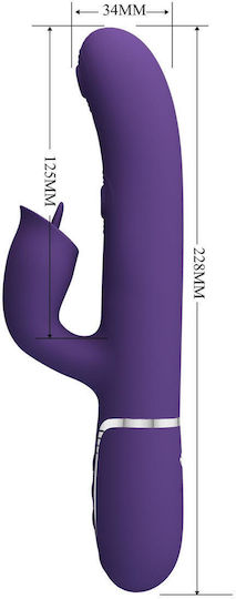 Pretty Love Rabbit Vibrator Licking Purple Κωδικός Προϊόντος D-238296