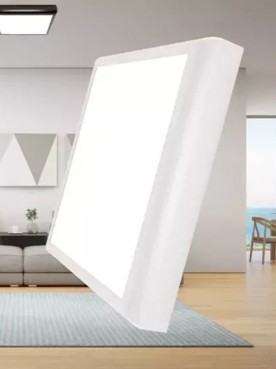 Braytron Platz LED Panel 20W mit Warm zu kühlem Weiß Licht