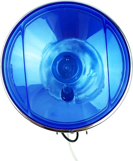 DLAA Στρογγυλοί Προβολείς Αυτοκινήτου Universal 12V 55W με Μπλε Φωτισμό 2τμχ