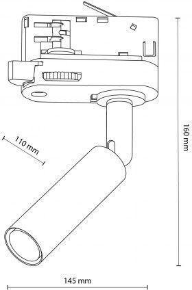 TK Lighting Μονό Σποτ με Ντουί G9 σε Λευκό Χρώμα