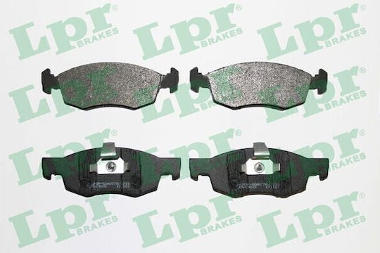 LPR Brakes Bremsbelag Vorne für Fiat Doblo