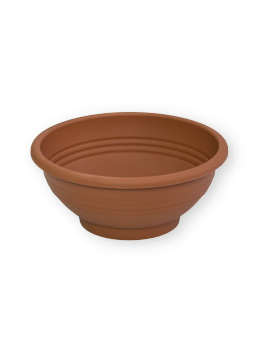 Viosarp Ciotola Round Pot in Brown Color