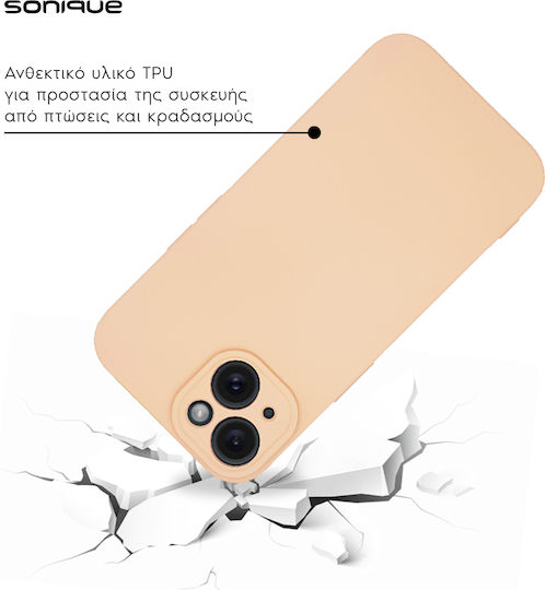 Sonique Liquid Umschlag Rückseite Silikon Rosa (Galaxy A51)