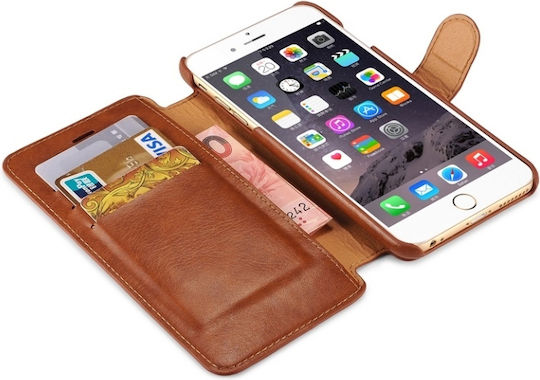 Xoomz XIP 6015 Brieftasche Synthetisches Leder Schwarz (iPhone 6/6s Plus)