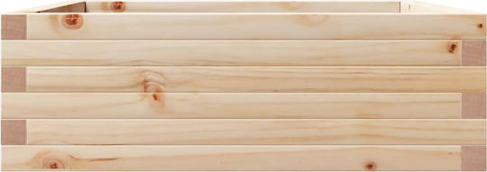 vidaXL Planter Box Lemn Maro 70x70x23cm.