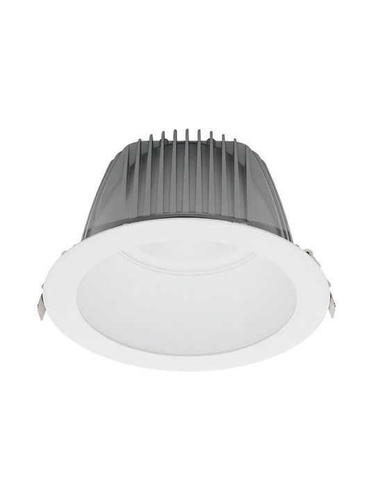 Elmark Recessed Spot with Integrated LED and Warm White Light 18.5x18.5cm.