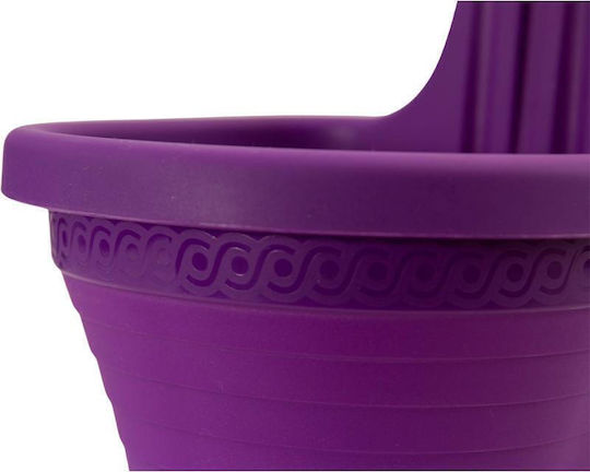 Viosarp Γλάστρα Πλαστική Λευκή 37x29x25.5εκ.