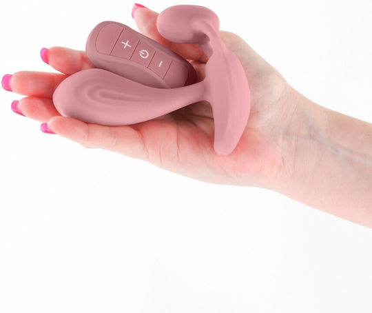 Ns Novelties Mini Δονητής G-Spot με Απομακρυσμένο Έλεγχο 9cm Ροζ