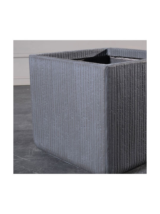 Supergreens Pot Ceramic Dark Grey 37cm.