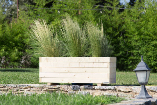 Woodware Blumenkasten Hölzernes Beige 100x50x39cm.
